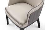 Brunswick Two-Tone Eco-Leather Arm Chair
