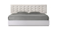 Milan King Bed - White Finish
