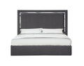 Monet Queen Bed in Charcoal