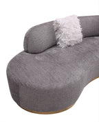 Moon Sectional in Dark Grey