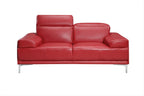 Nicolo Loveseat in Red