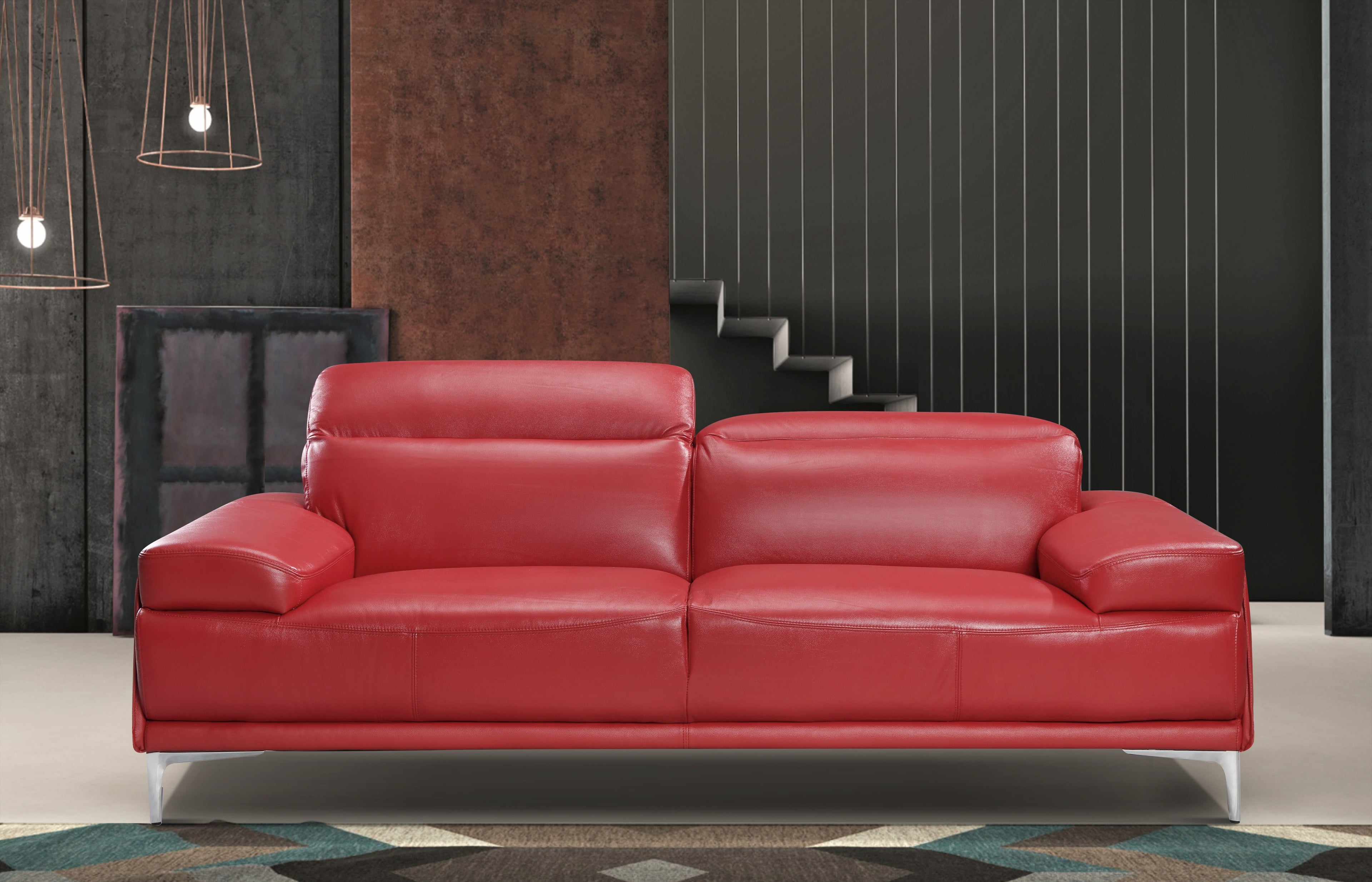 Nicolo Sofa in Red