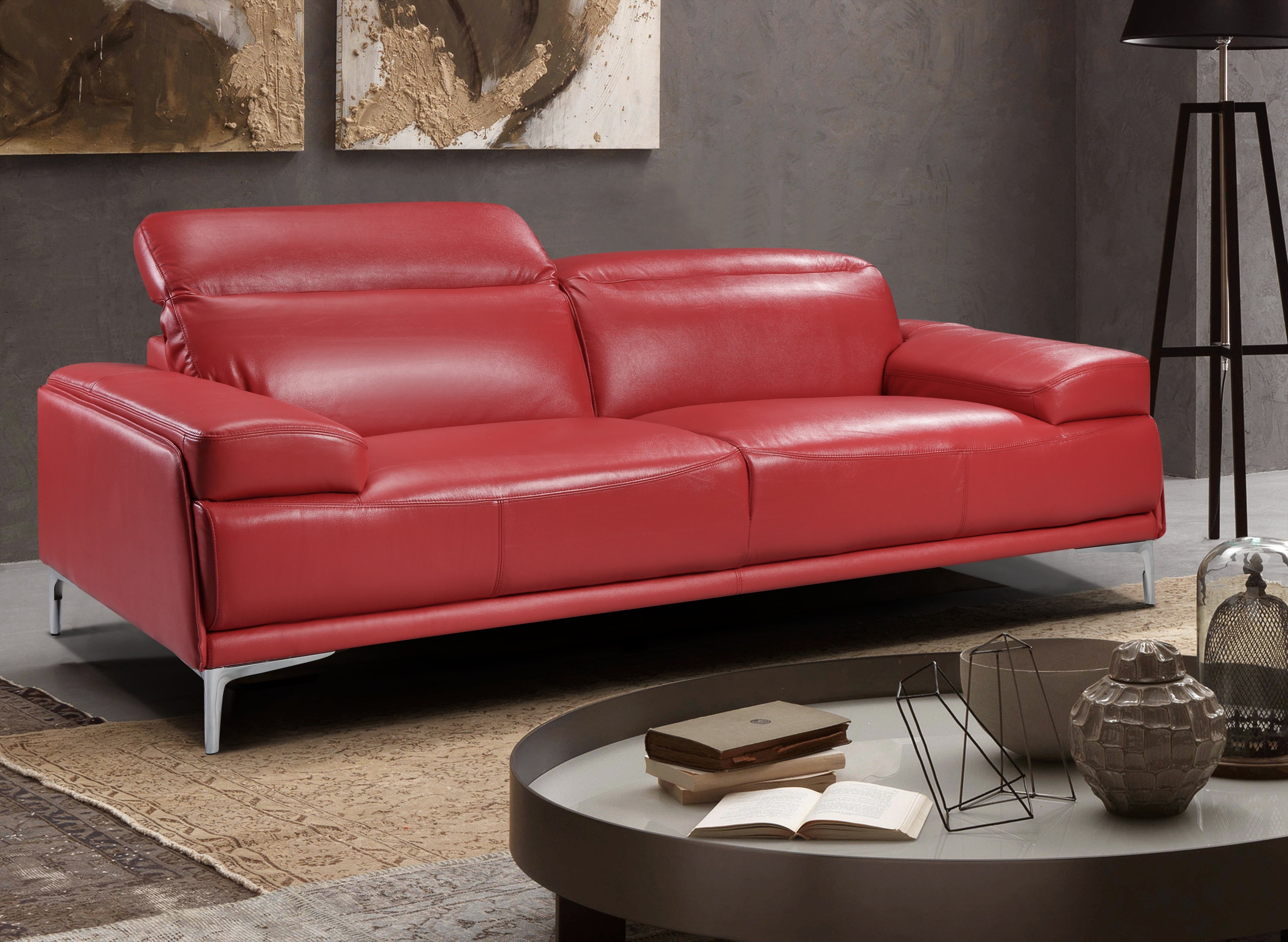 Nicolo Sofa in Red
