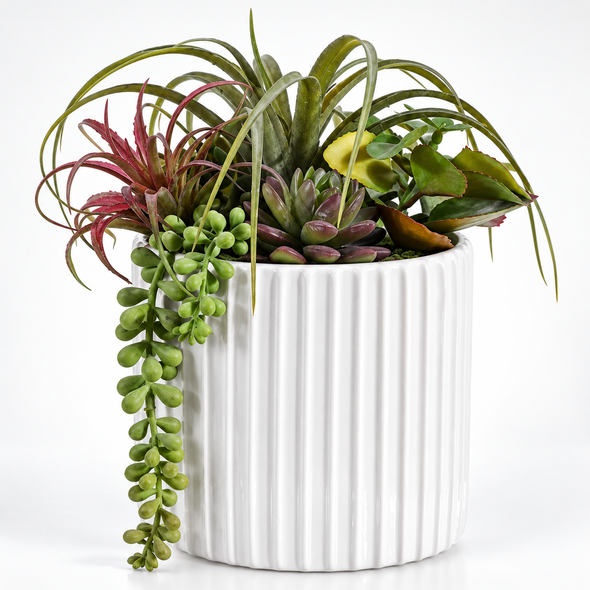 Faux Mixed Succulent Potted Plant