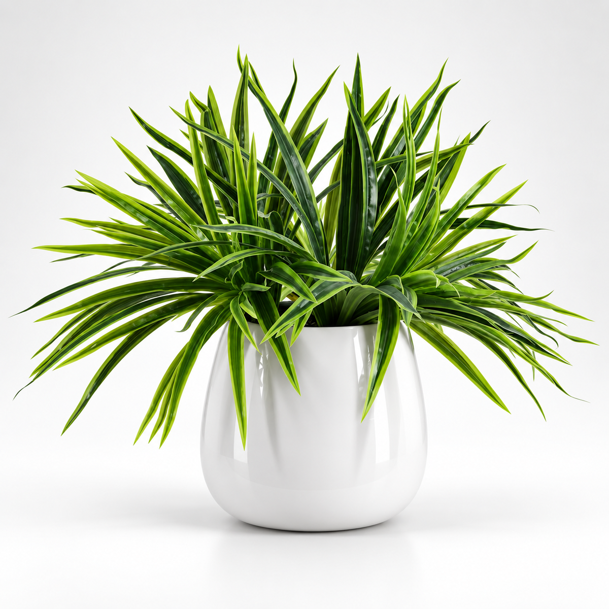 Faux Orchid Potted Plant
