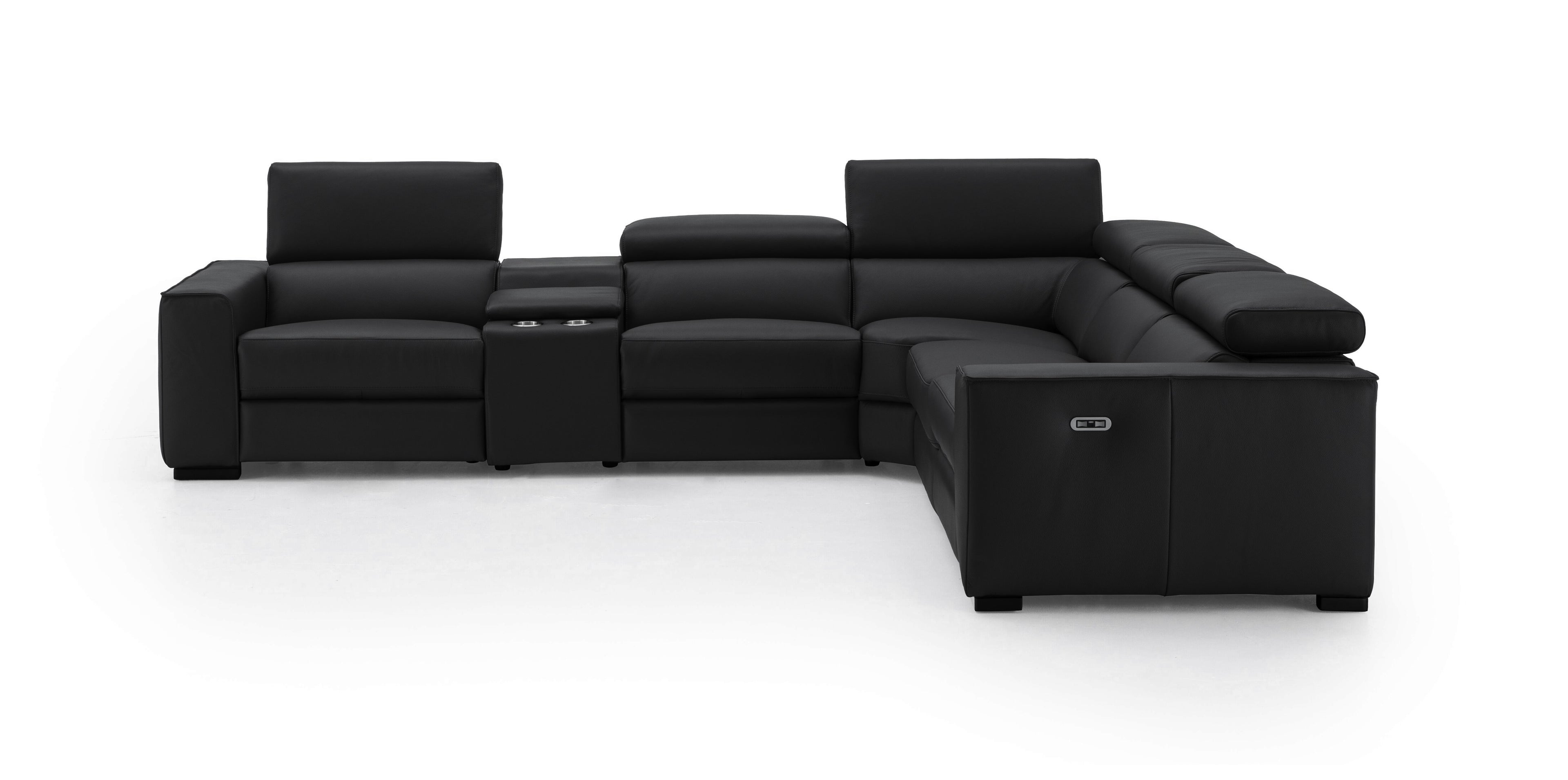 Picasso Motion Sectional in Black