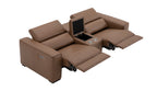 Picasso Loveseat with Console in Caramel