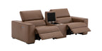 Picasso Loveseat with Console in Caramel