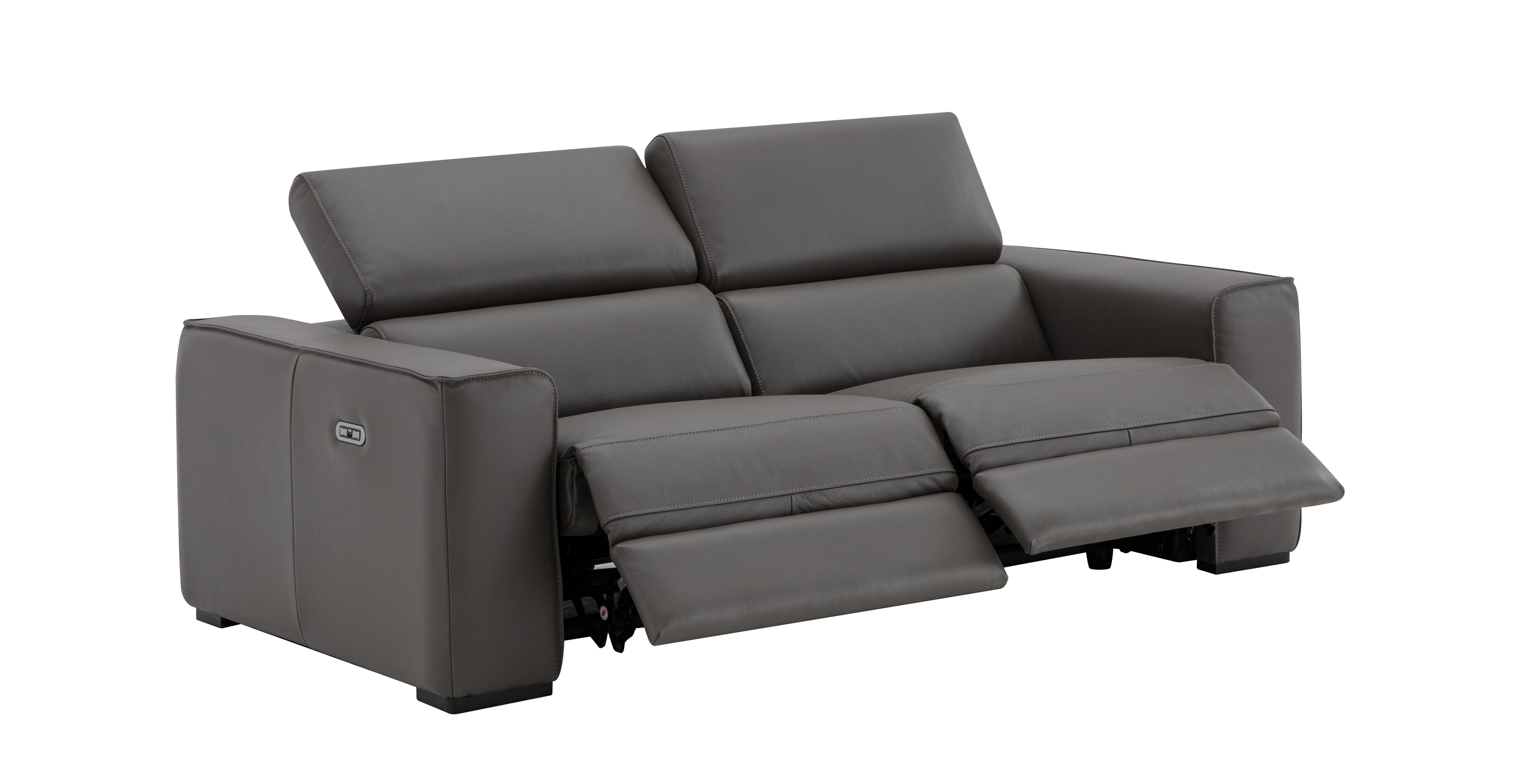 Picasso Dark Grey Reclining Loveseat