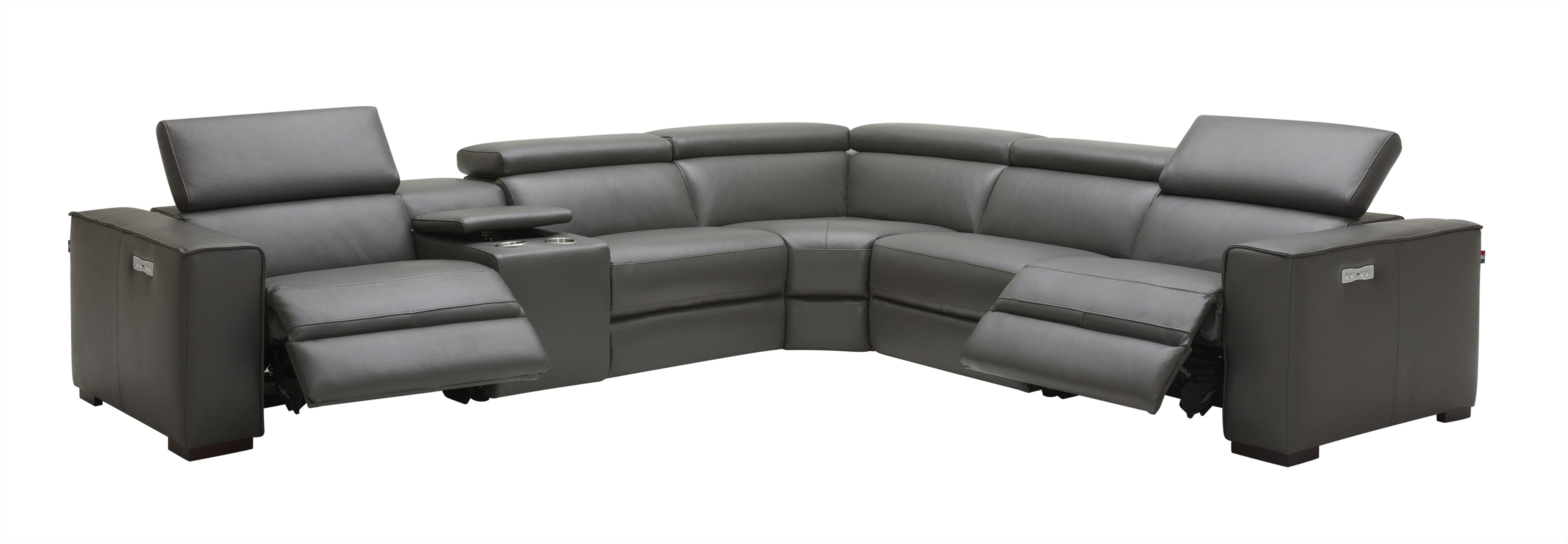 Picasso Motion Sectional in Dark Grey