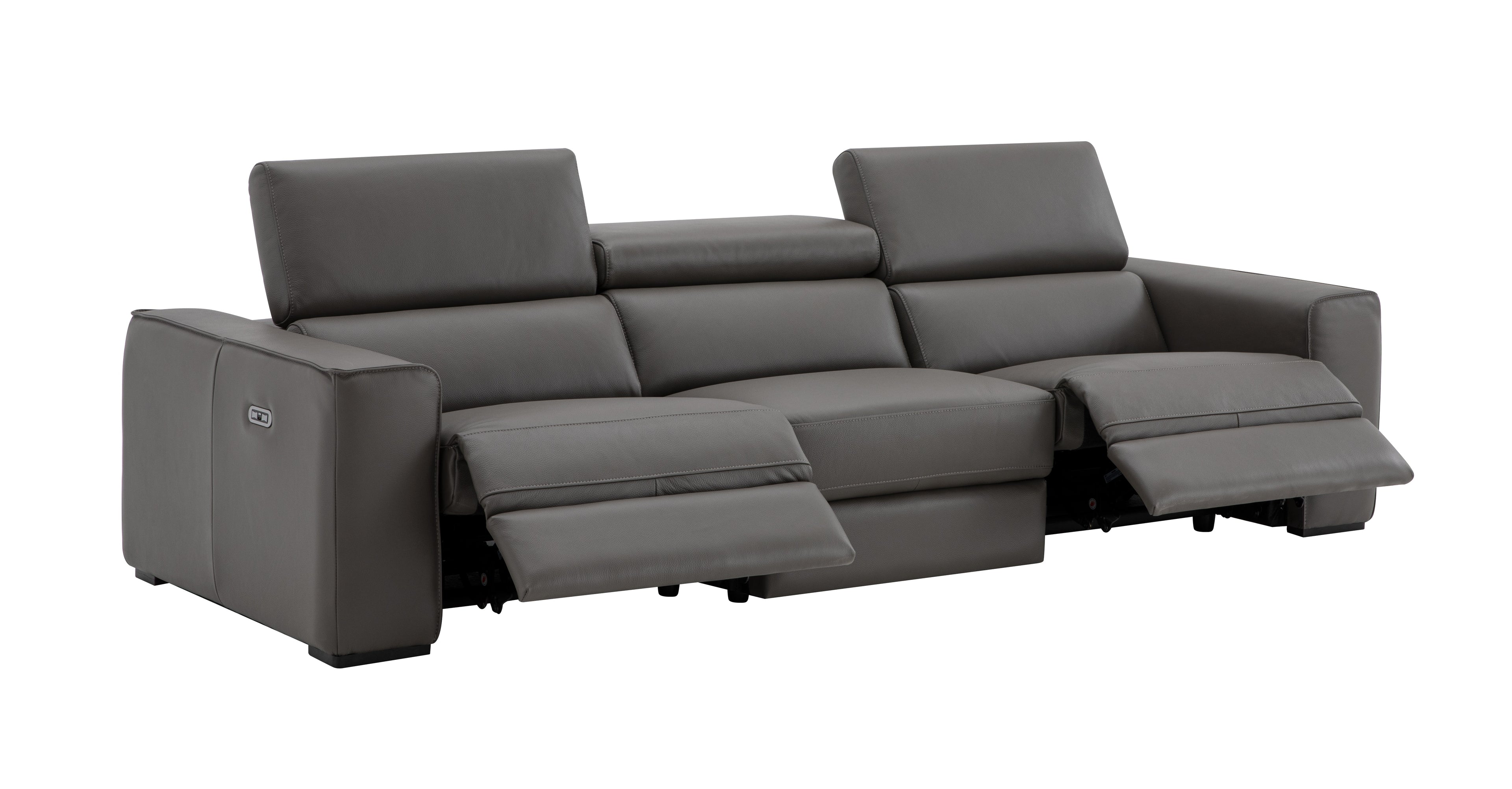 Picasso Dark Grey Reclining Sofa