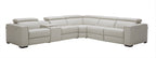 Picasso Motion Sectional in Silver Grey
