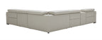 Picasso Motion Sectional in Silver Grey