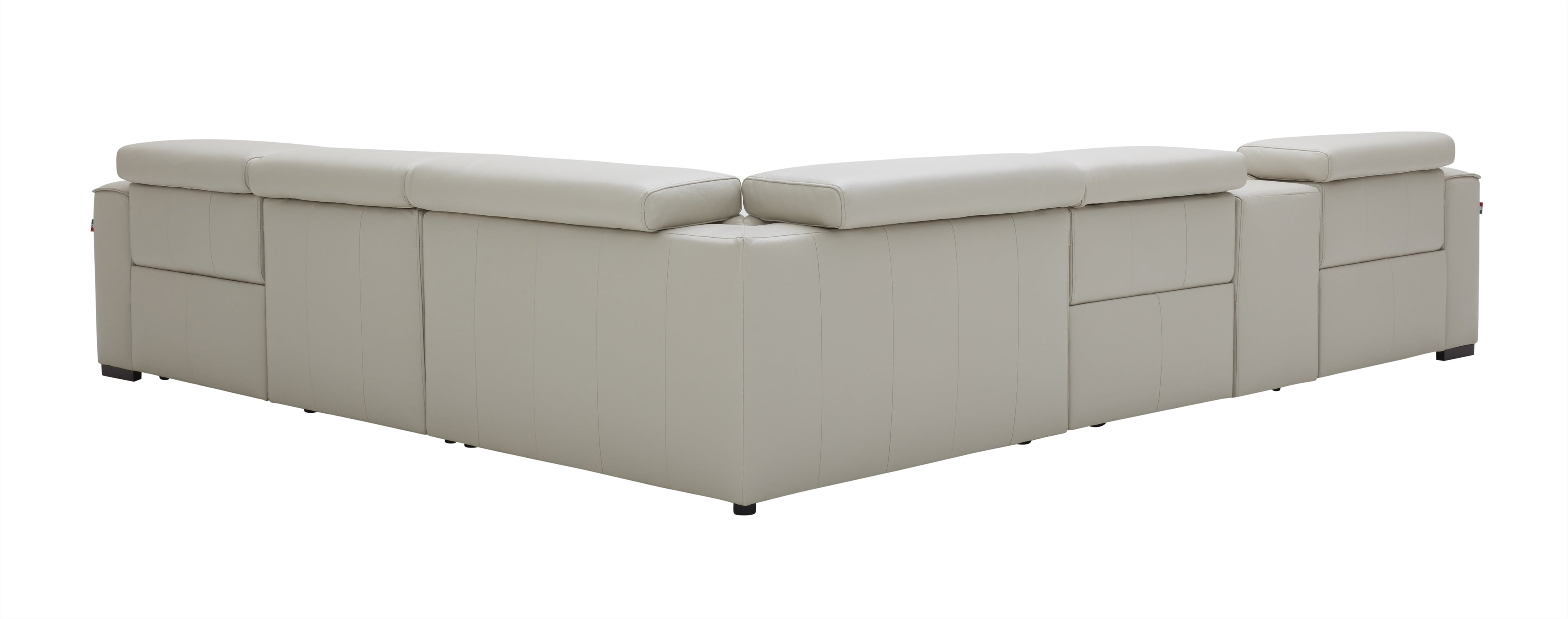 Picasso Motion Sectional in Silver Grey