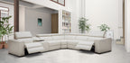 Picasso Motion Sectional in Silver Grey