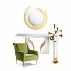 Brushed Gold Wall Decor