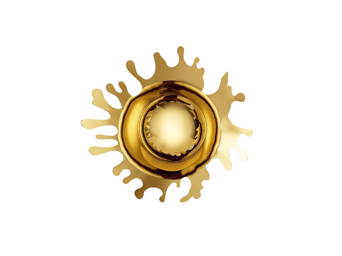 Polished Gold Milk Pendant Wall Décor
