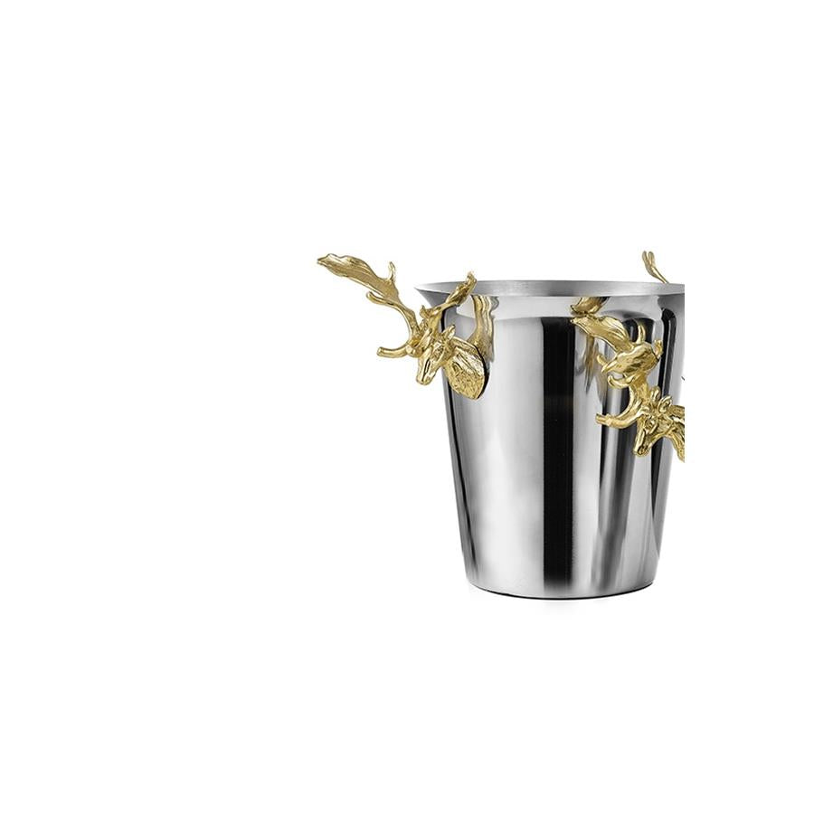 Large Deer Head Ice Bucket