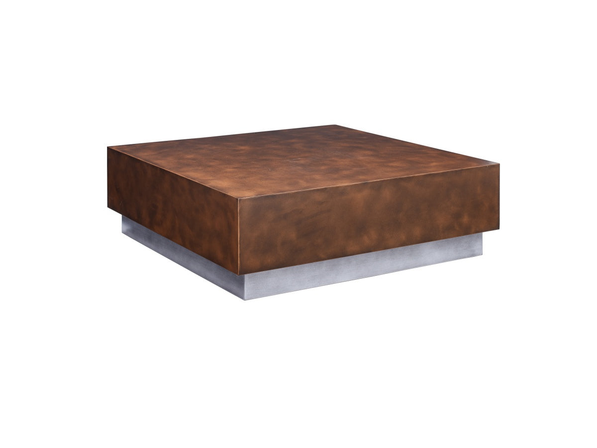 Old-Bronze Stainless Steel Coffee Table