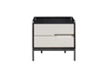 Two-Piece Nightstand Set with Open Shelf
