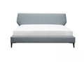 Cushioned Leather Upholstered Bed