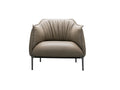Leather Low-Profile Lounge Chair