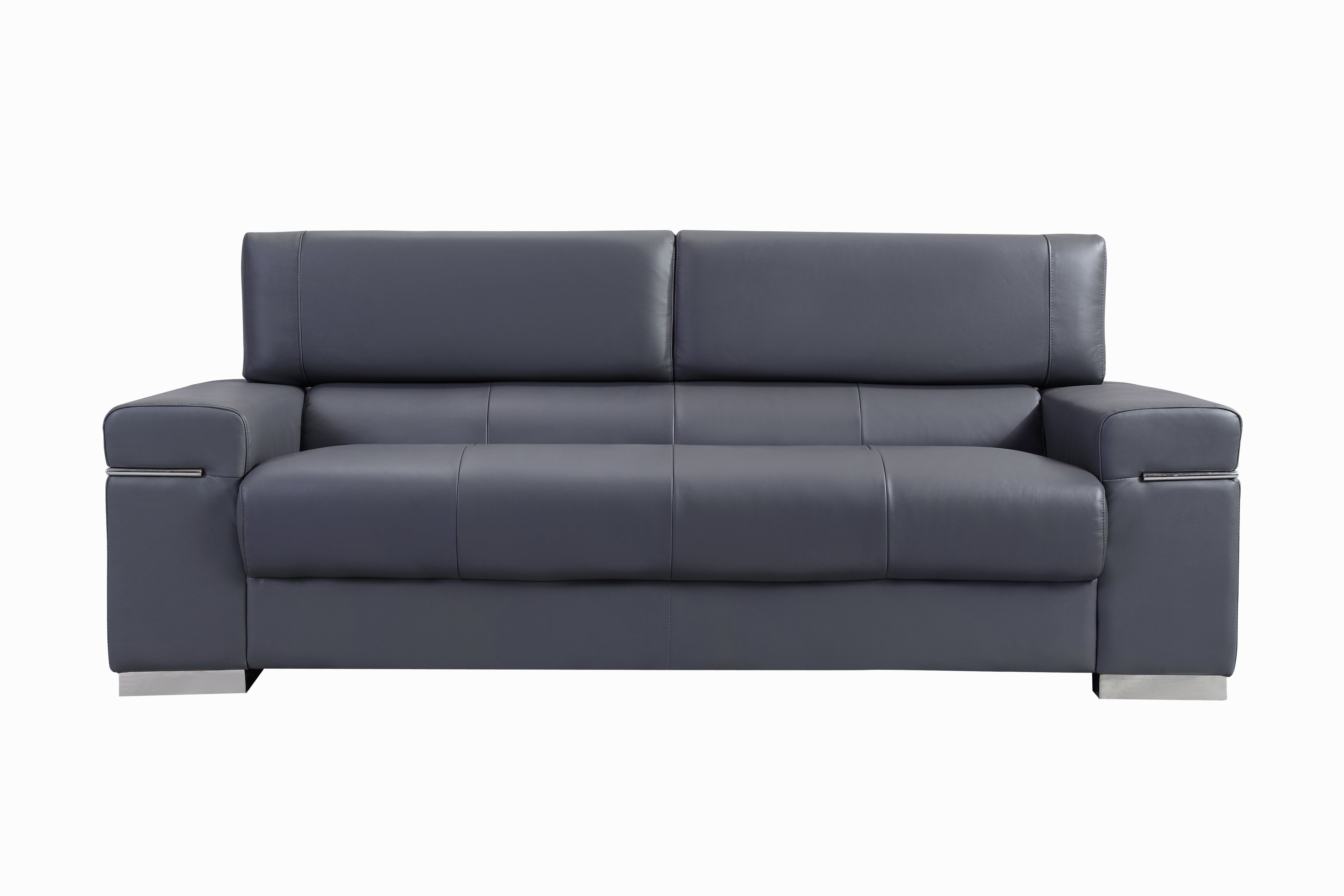 Soho Sofa in Grey Leather