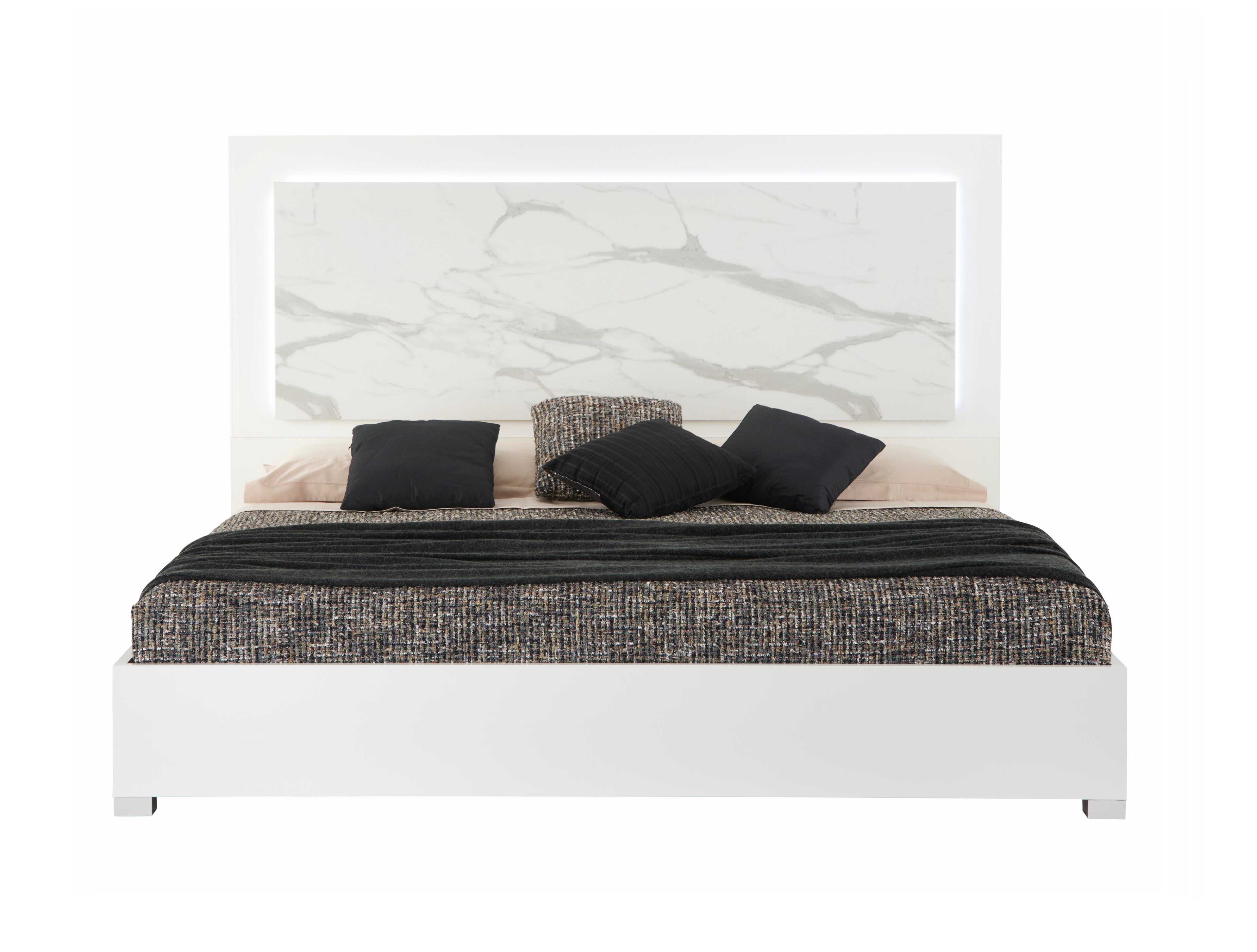 Sonia White Queen Bed