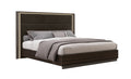 Strato King Bedroom Set in Natural Oak and Mirror
