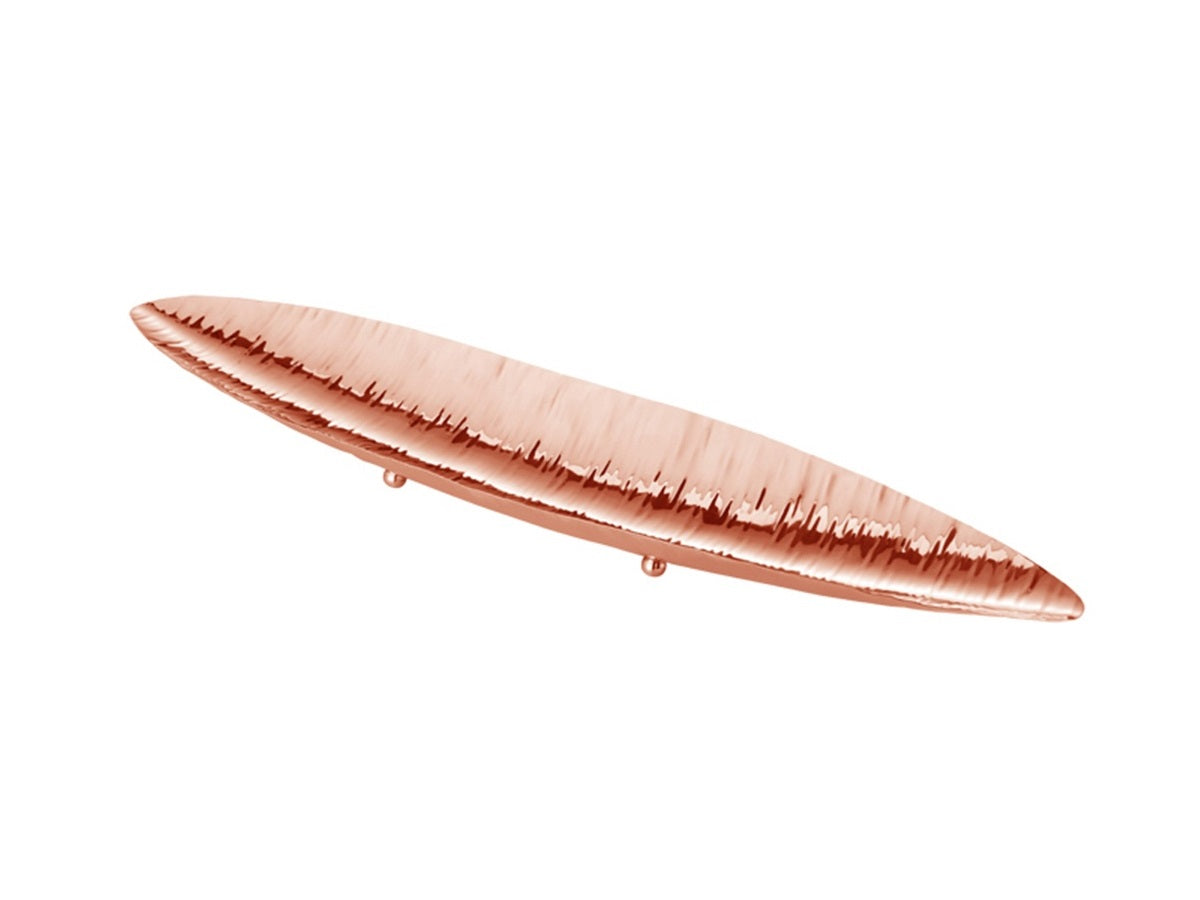 Large Polished Rose Gold Fruit Plate