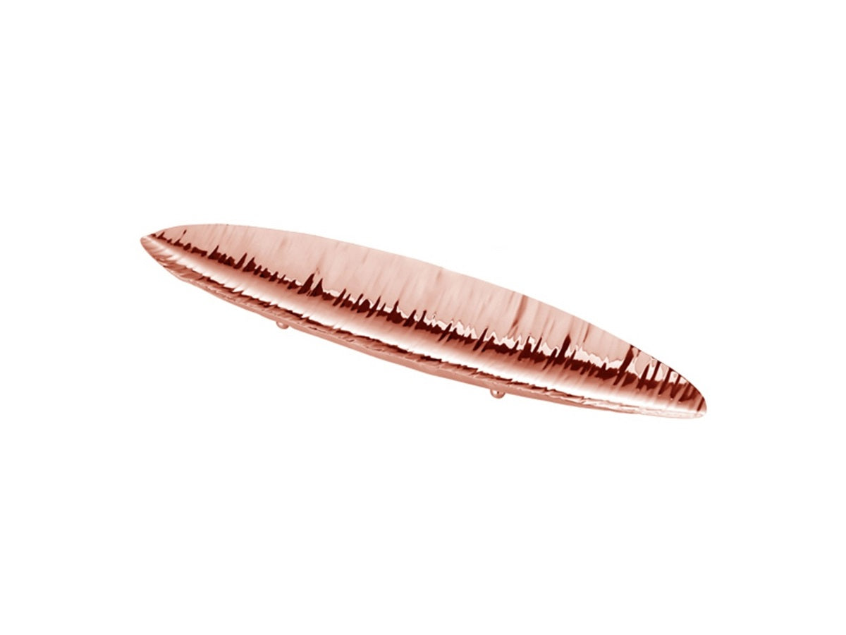 Small Polished Rose Gold Fruit Plate