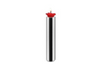Polished Stainless Steel Column Candle Holder