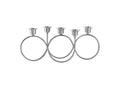 Brass Norwegian Candle Holder with Low Horizontal Profile