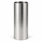 Brushed Silver Textured Floor Planter