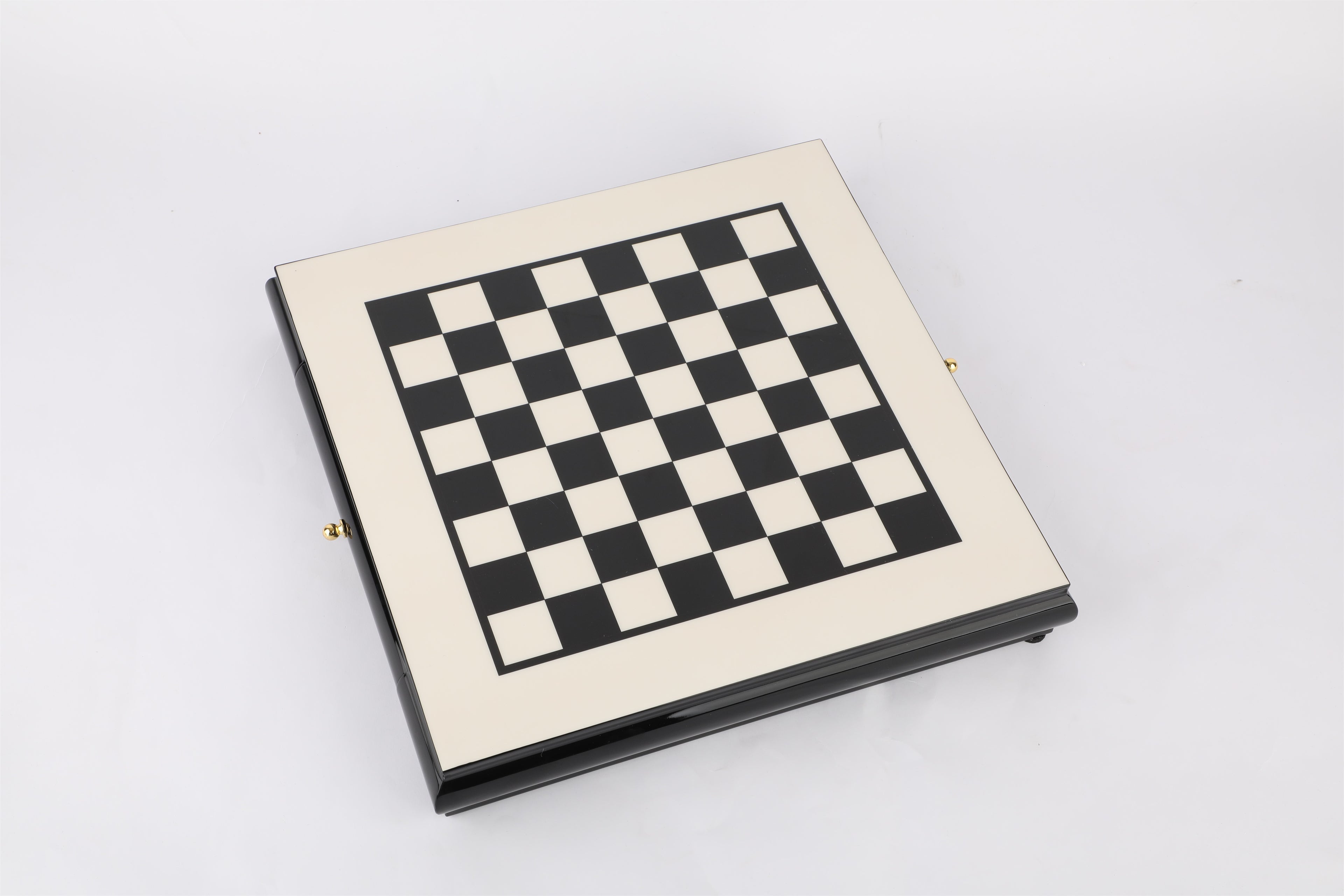 Black-and-White Chessboard Game Set