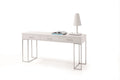 Grey Gloss and Brown Oak TV Console