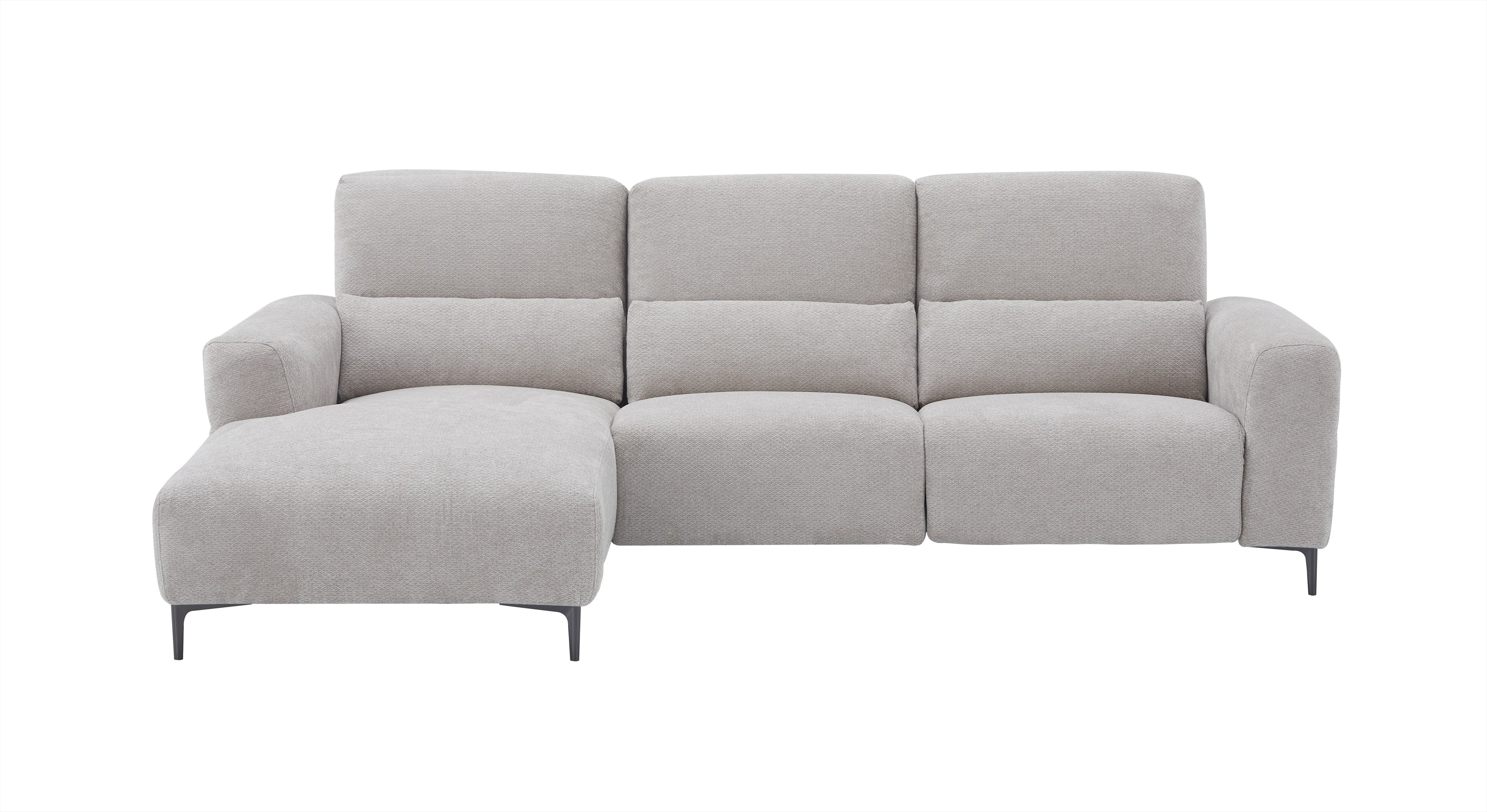 Winslow Light Grey Left-Hand-Facing Chaise Sectional