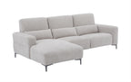 Winslow Light Grey Left-Hand-Facing Chaise Sectional
