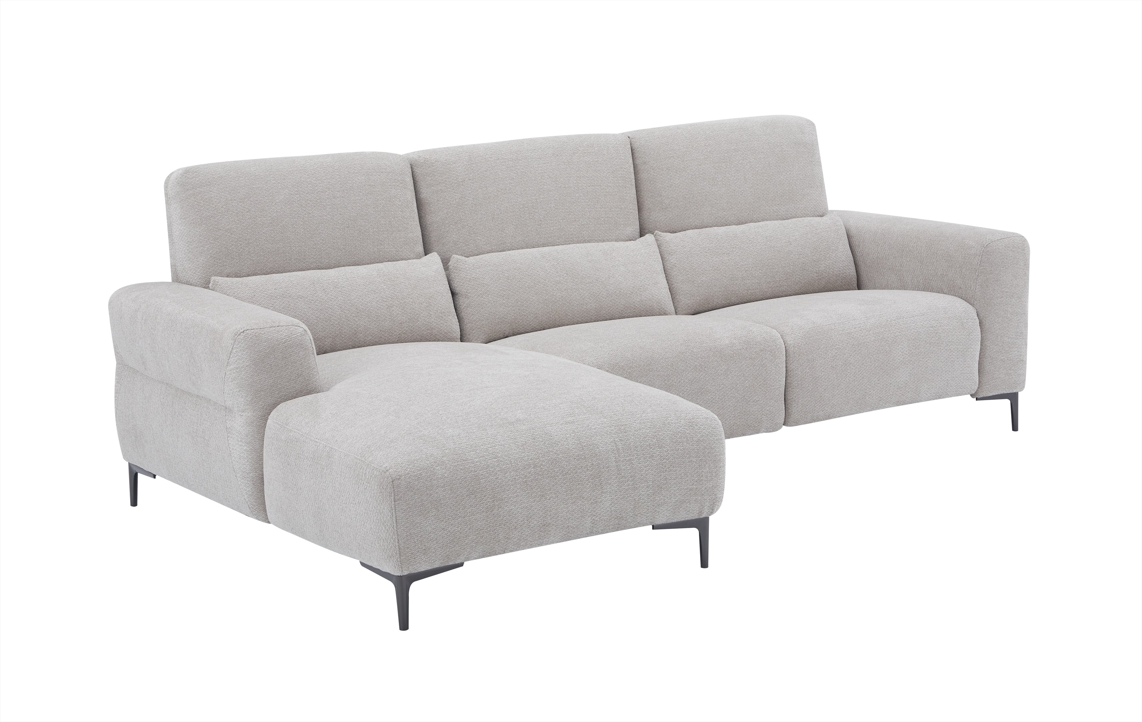Winslow Light Grey Left-Hand-Facing Chaise Sectional