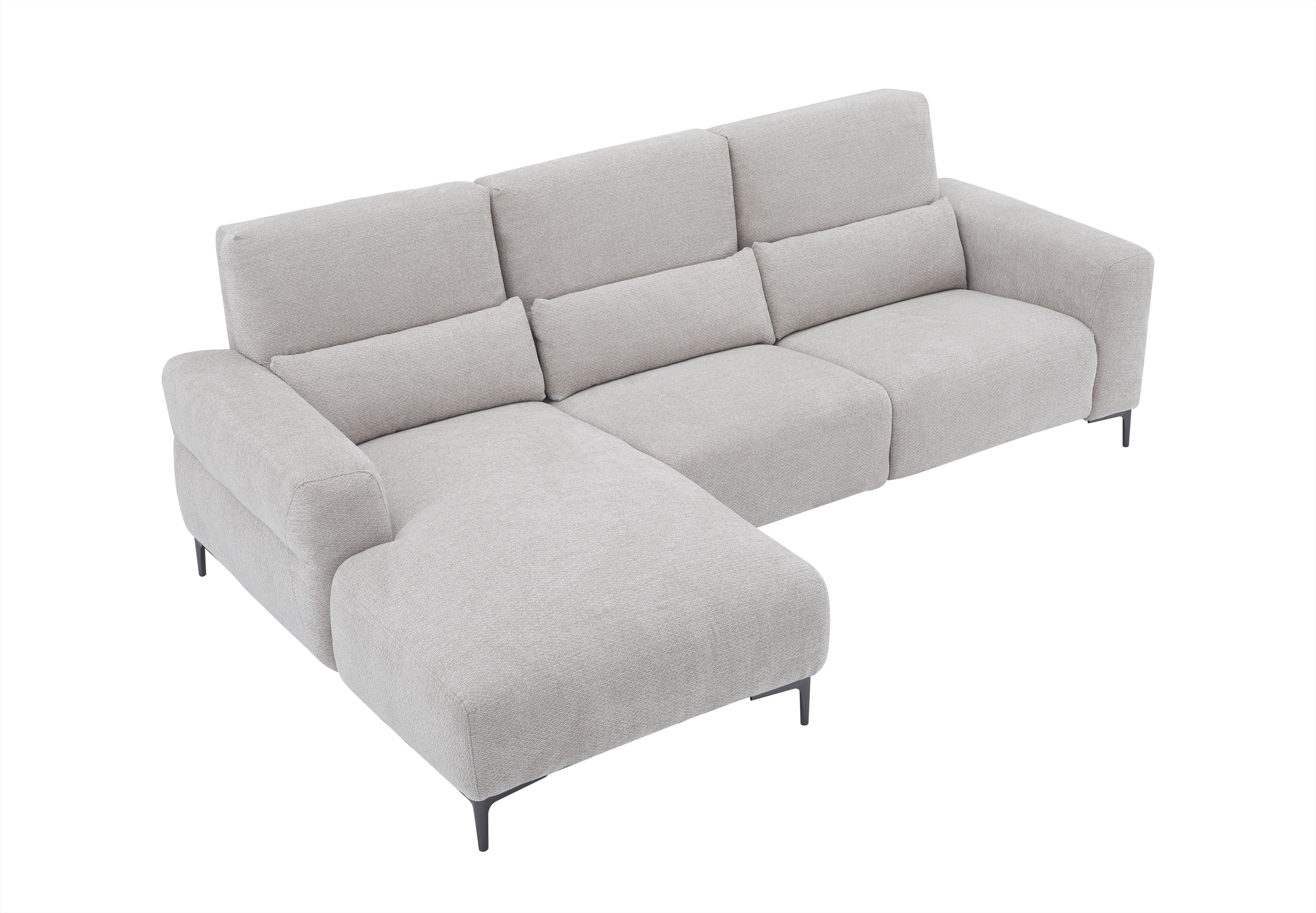 Winslow Light Grey Left-Hand-Facing Chaise Sectional