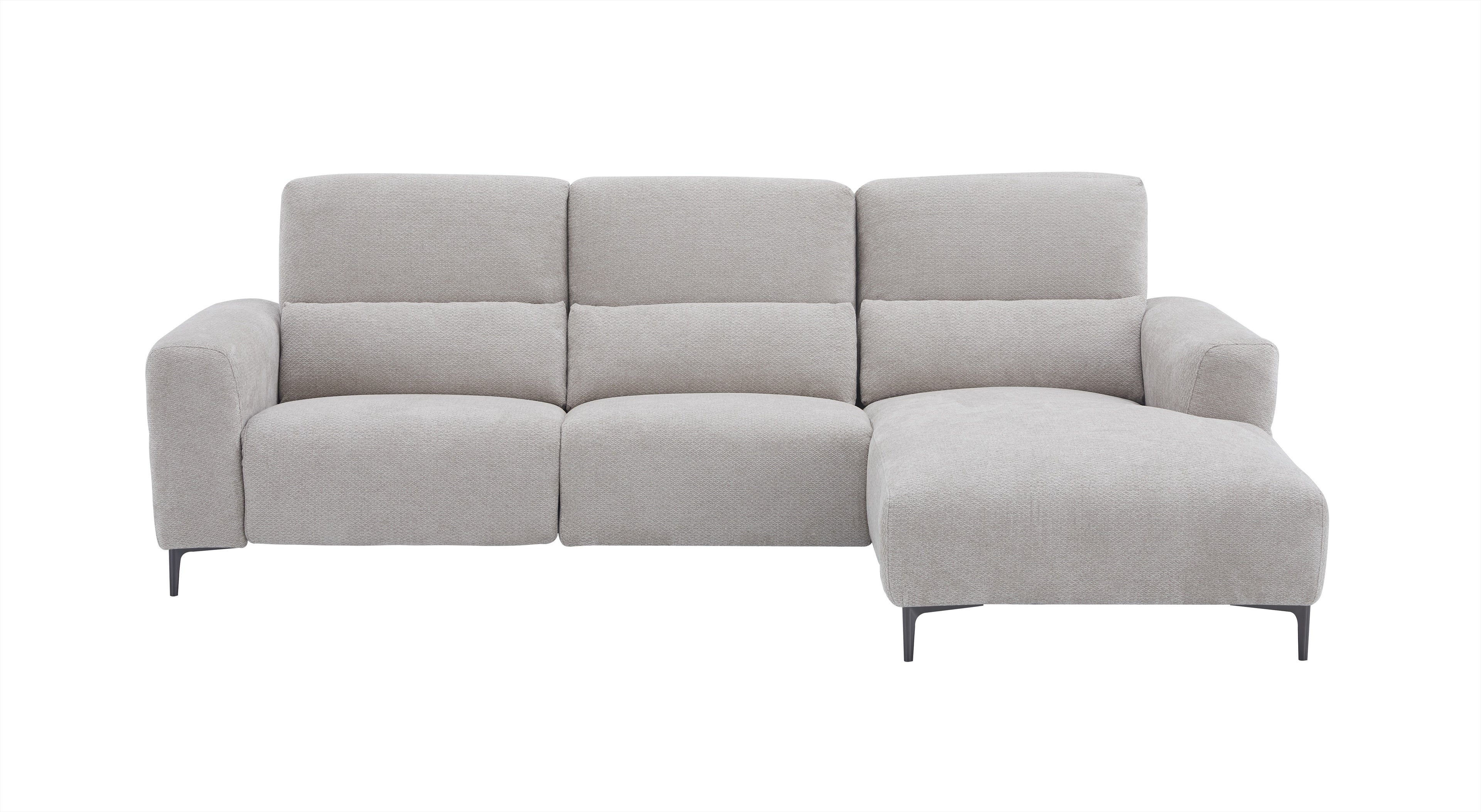 Winslow Light Grey Right-Hand-Facing Chaise Sectional