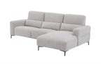 Winslow Light Grey Right-Hand-Facing Chaise Sectional