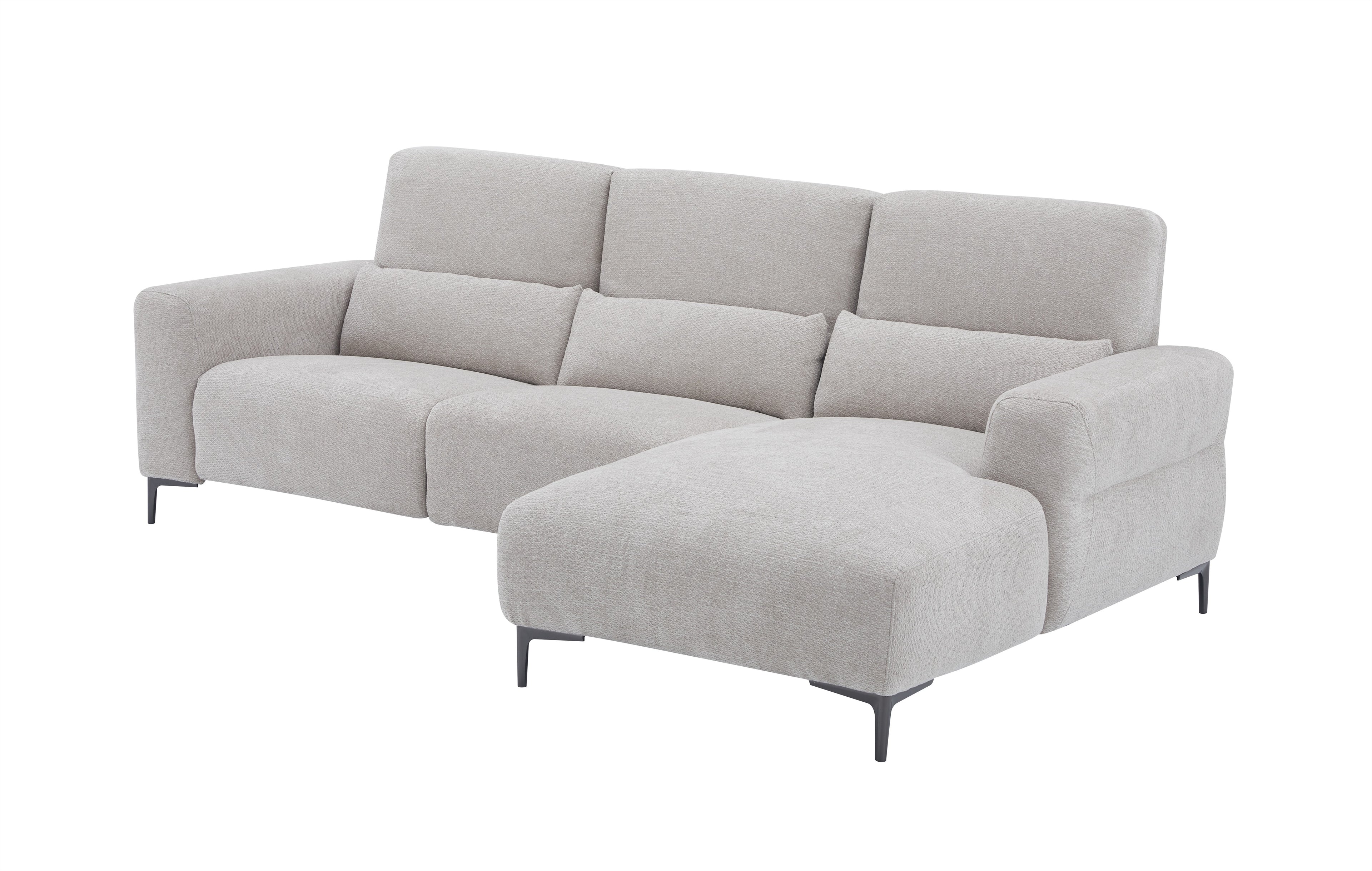Winslow Light Grey Right-Hand-Facing Chaise Sectional