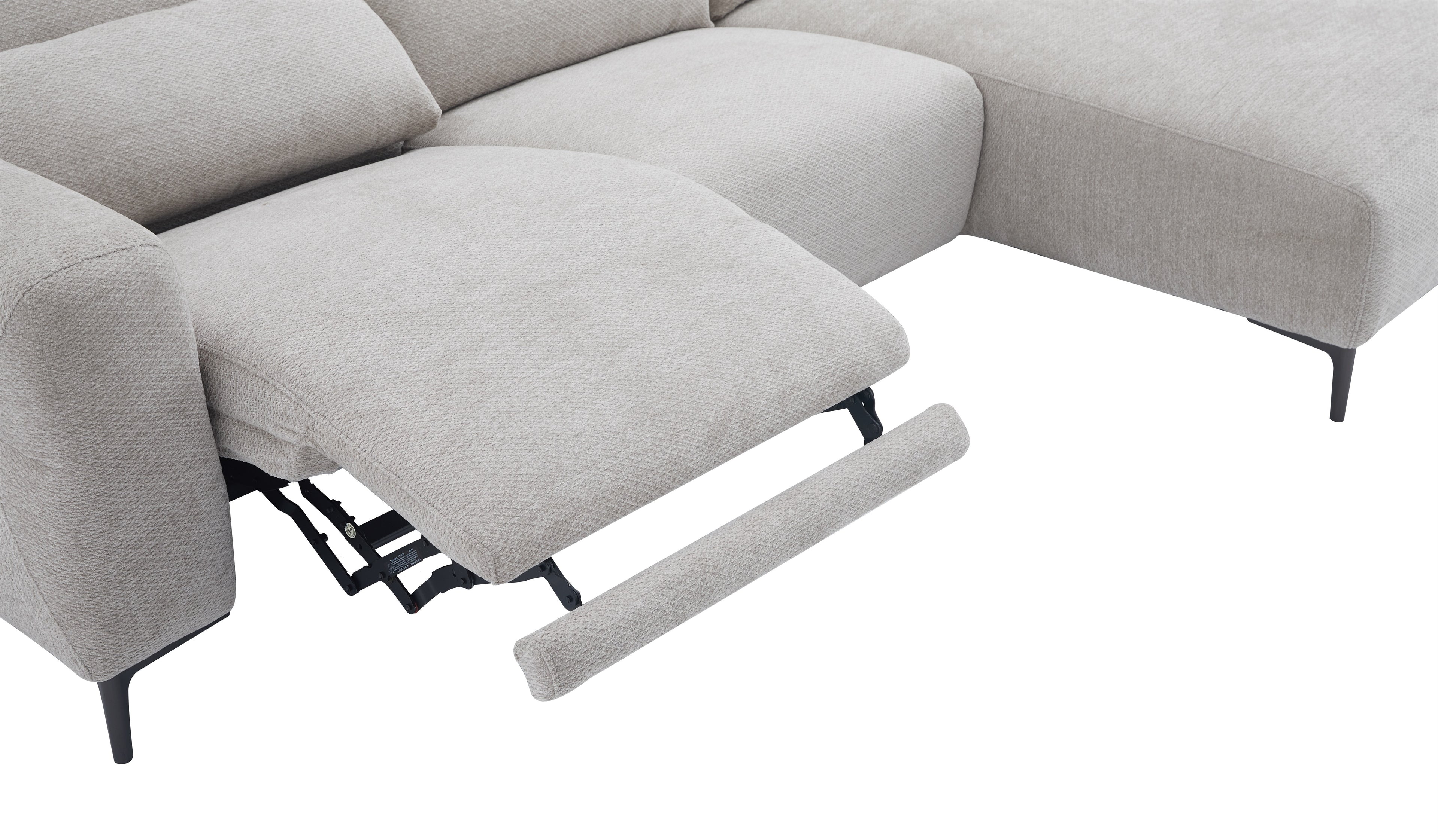 Winslow Light Grey Right-Hand-Facing Chaise Sectional