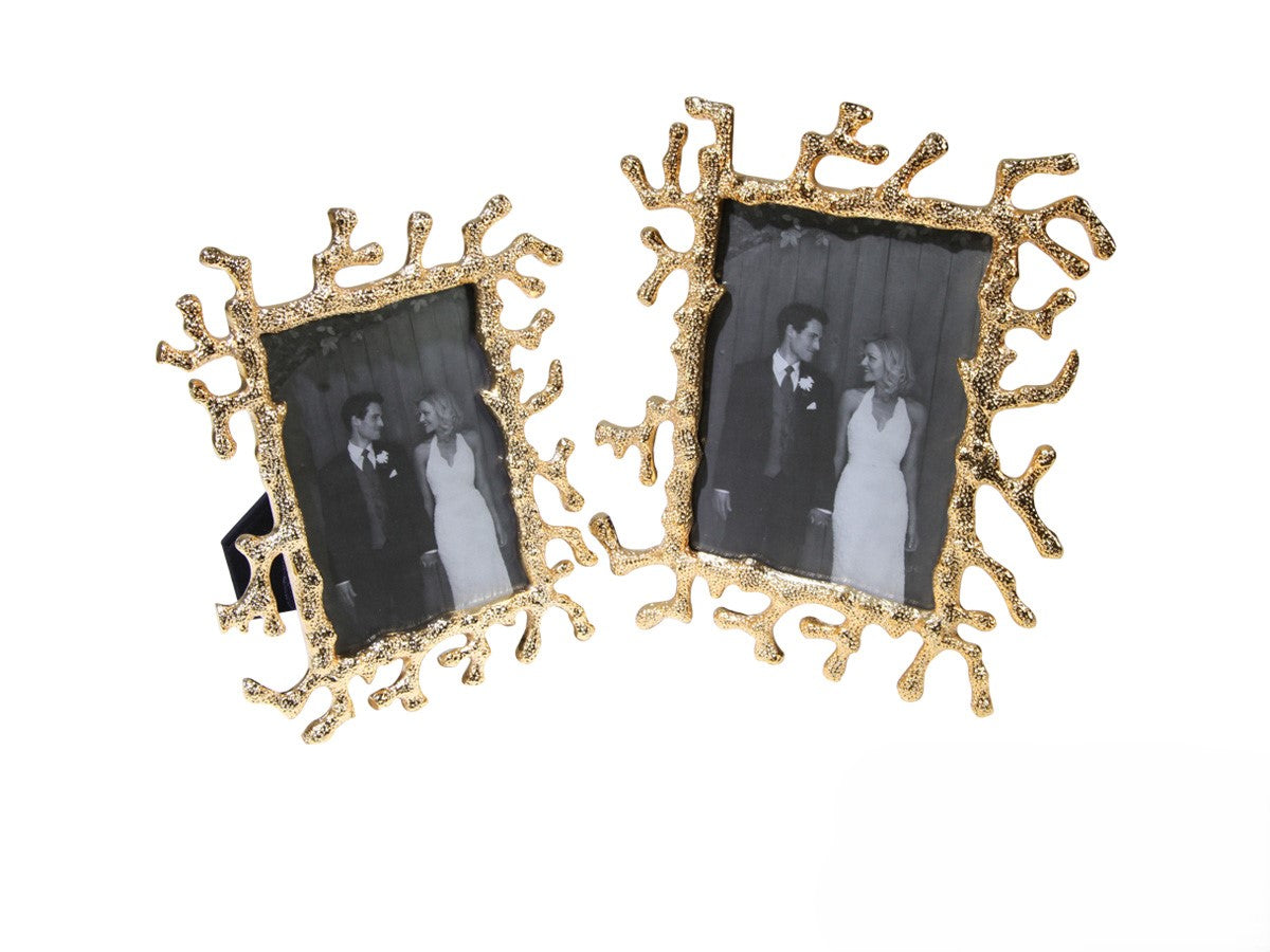 Gold Glass Photo Frame — Large