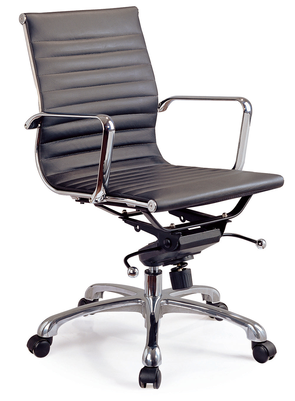 Comfy Low Back Black Office Chair