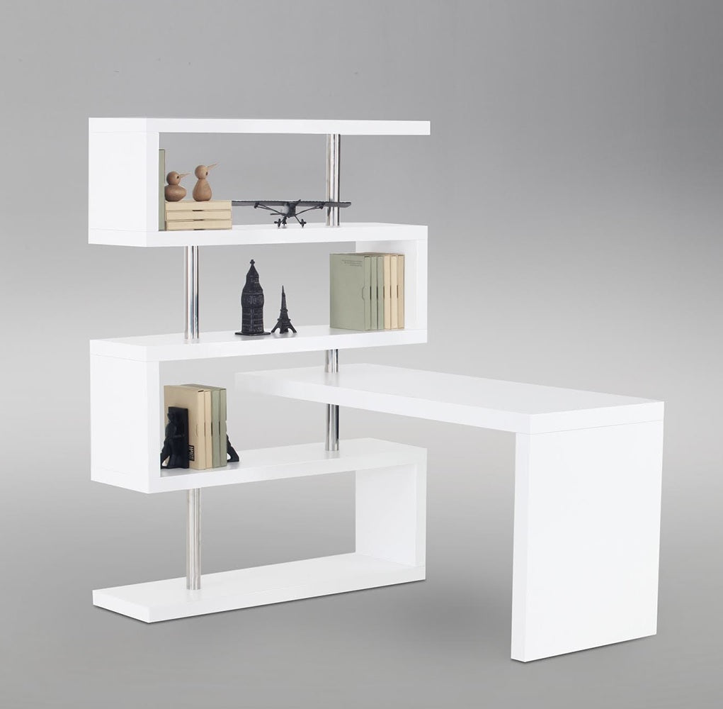 White Modern Office Desk