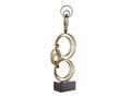 Polished Gold Structure of Beauty Sculpture