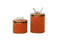 Orange Storage Jar
