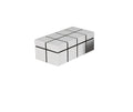 Silver Grey Rectangular Jewelry Box